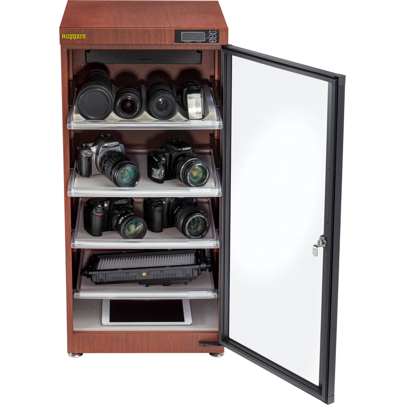 Ruggard EDC-125LC-RM Electronic Dry Cabinet (Red Mahogany, 125L)