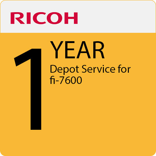 Ricoh 1-Year Depot Service for fi-7600