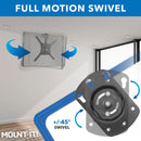 Mount-It! MI-4225 Flip-Down Ceiling TV Mount for 23 to 55" Displays (Black)