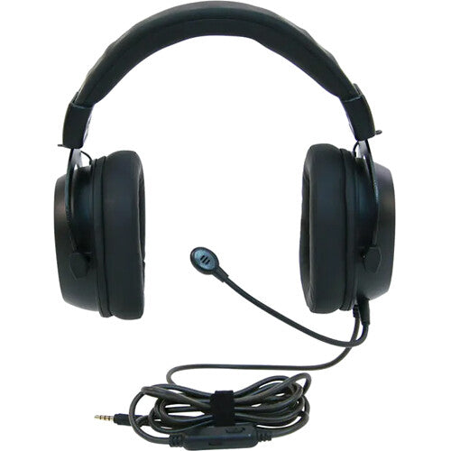 Califone GS3000 Over-Ear Headphones with Removable Gooseneck Microphone (Black)