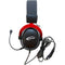 Califone GS3000 Over-Ear Headphones with Removable Gooseneck Microphone (Black and Red)