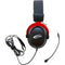 Califone GS3000 Over-Ear Headphones with Removable Gooseneck Microphone (Black and Red)