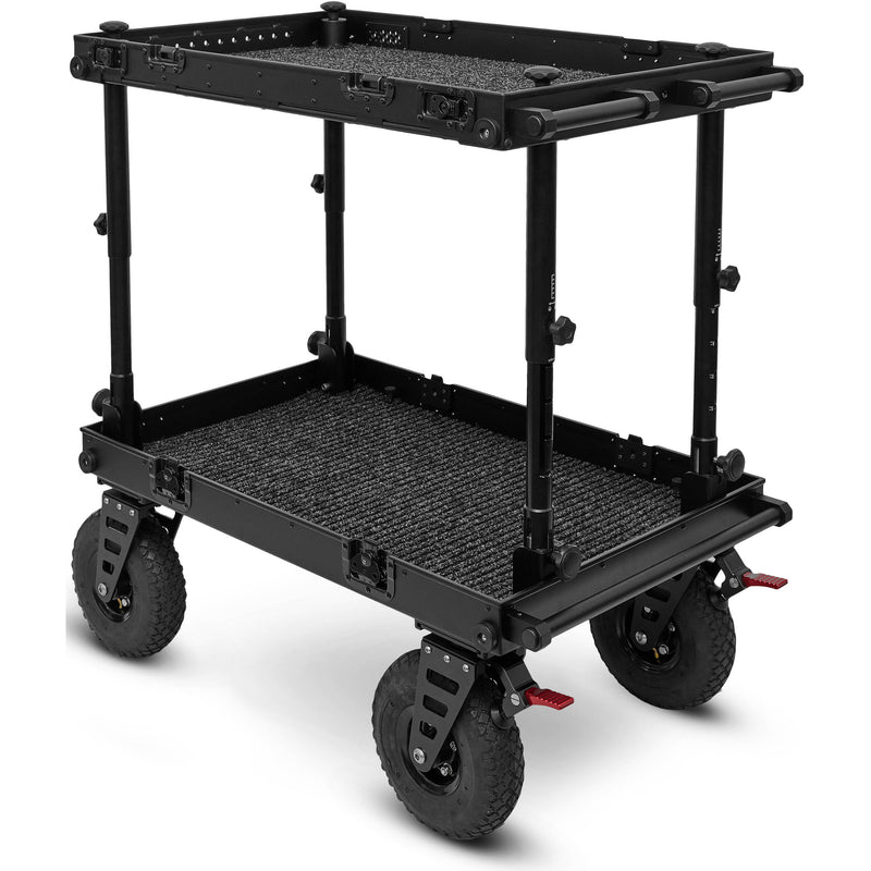 adicam STANDARD+ Film Cart with Height Adjustable Legs (Premium 10" Wheels, Black Latches, 440 lb Load Capacity)