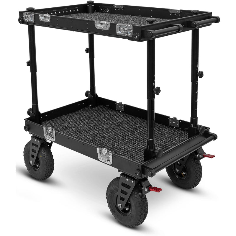 adicam STANDARD+ Film Cart with Height Adjustable Legs (Premium 10" Wheels, Silver Latches, 440 lb Load Capacity)