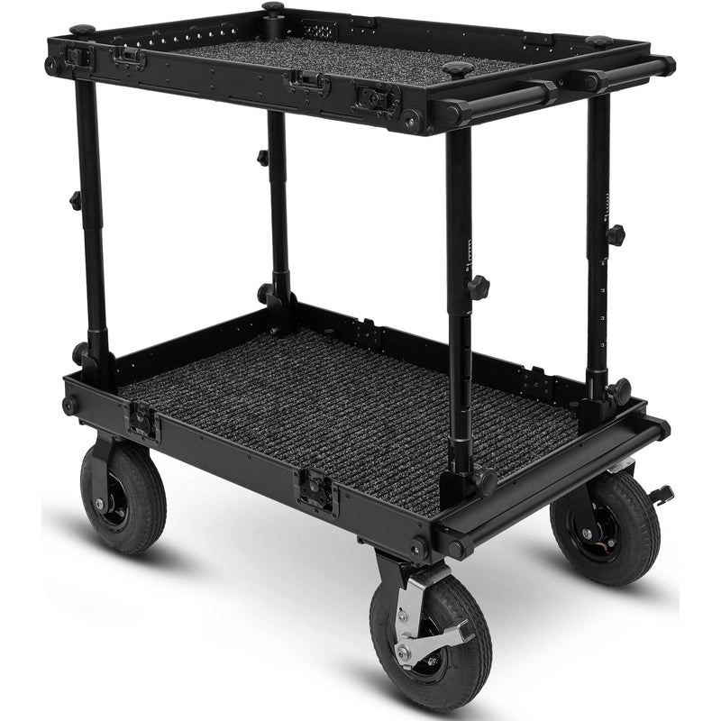 adicam STANDARD+ Film Cart with Height Adjustable Legs (9" Wheels, Black Latches, 440 lb Load Capacity)