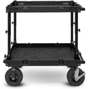 adicam STANDARD+ Film Cart with Height Adjustable Legs (9" Wheels, Black Latches, 440 lb Load Capacity)