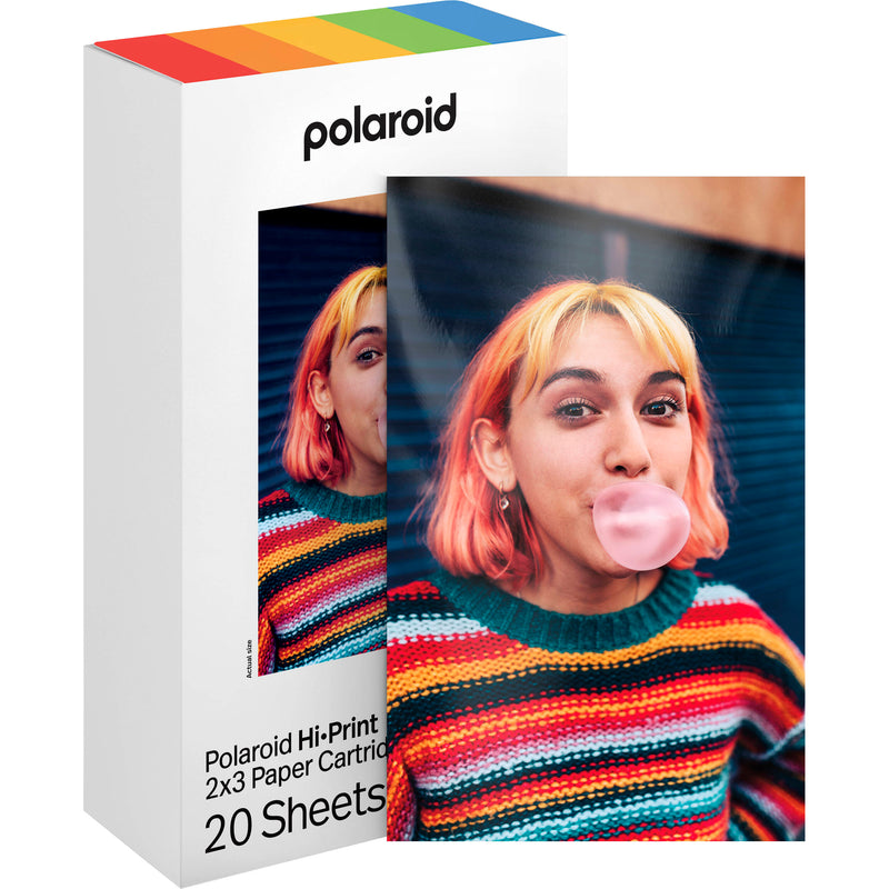 Polaroid Hi-Print 2 x 3" Paper Cartridge (20-Sheets, 2-Pack)