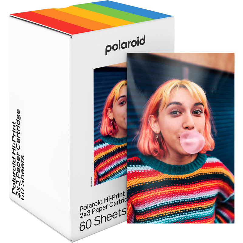 Polaroid Hi-Print 2 x 3" Paper Cartridge (60-Sheets, 6-Pack)