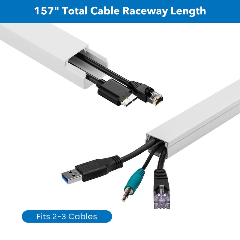 Mount-It! MI-7285 On-Wall TV Cable Concealer Kit