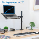 Mount-It! MI-7352LT Full-Motion Laptop Desk Mount with Cooling Tray