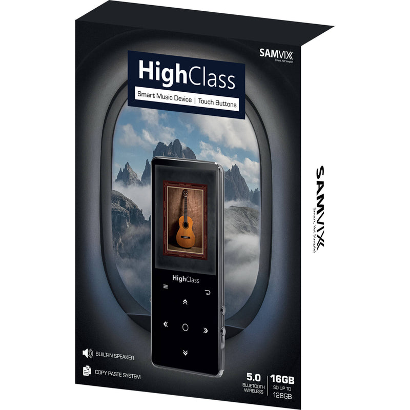 Samvix HighClass 16GB Kosher MP3 Player (Black)