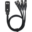 Xvive Audio PX-B Three-Channel Snake for PX Personal Monitoring System