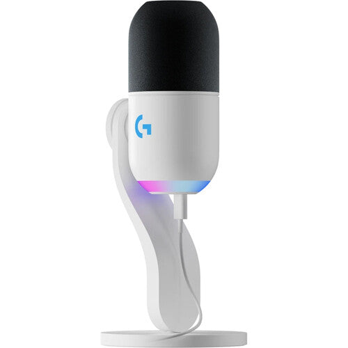 Logitech G Yeti GX RGB USB-C Gaming Microphone (White)