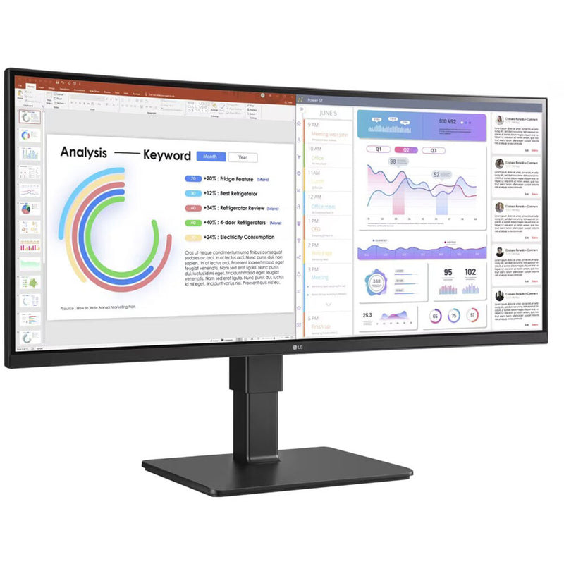 LG UltraWide 34BQ77QE-B 34" 1440p HDR Curved Monitor