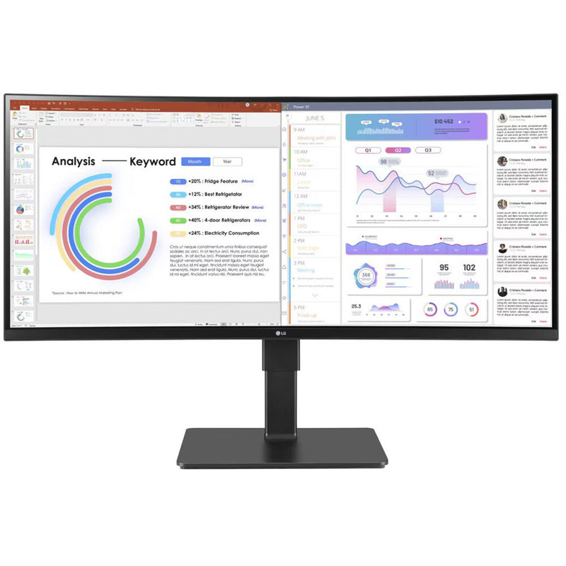 LG UltraWide 34BQ77QE-B 34" 1440p HDR Curved Monitor