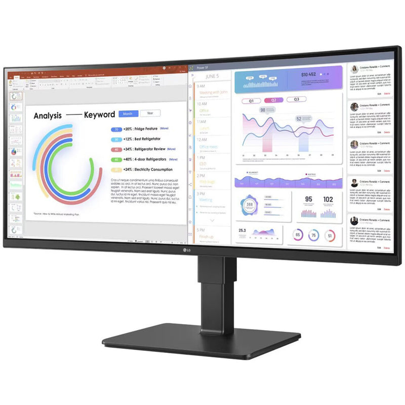 LG UltraWide 34BQ77QE-B 34" 1440p HDR Curved Monitor