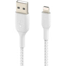 Belkin BoostCharge Braided Lightning to USB-A Cable (3.3', White)