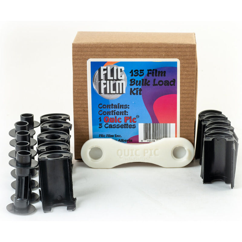 Flic Film 35mm Film Bulk Loading Cassette Kit with New Quic Pic