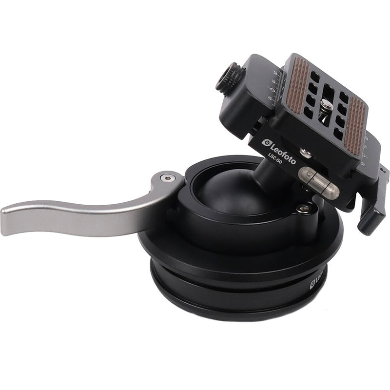 Leofoto Rapid-Lock Ball Head with Integrated 75mm Bowl Adapter