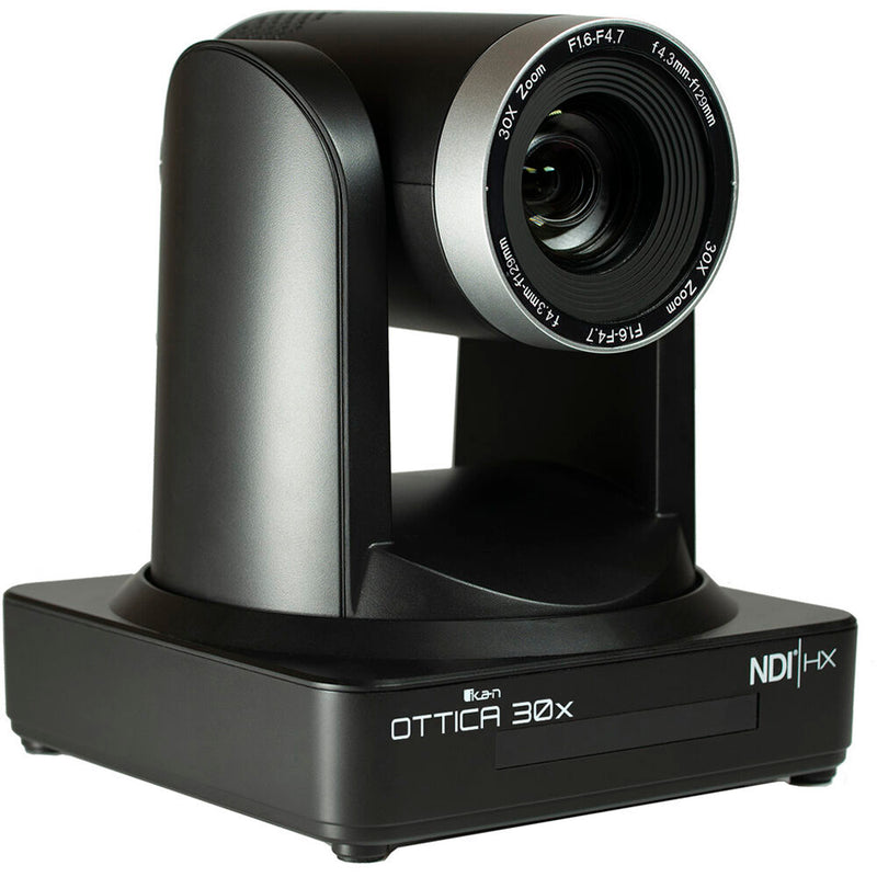 ikan OTTICA 3 x NDI|HX 30x PTZ Cameras and V2 IP Controller Bundle (Black)