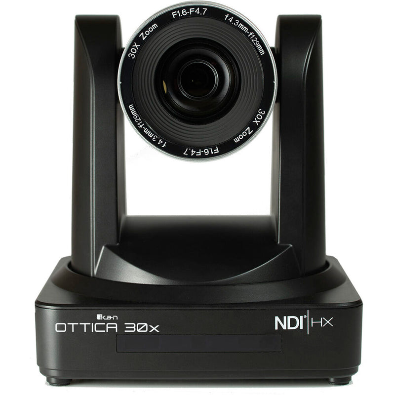 ikan OTTICA 3 x NDI|HX 30x PTZ Cameras and V2 IP Controller Bundle (Black)