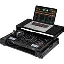 Odyssey Black Label Flight Case with Laptop Platform for Hercules Inpulse 500 & Pioneer DDJ-SR2