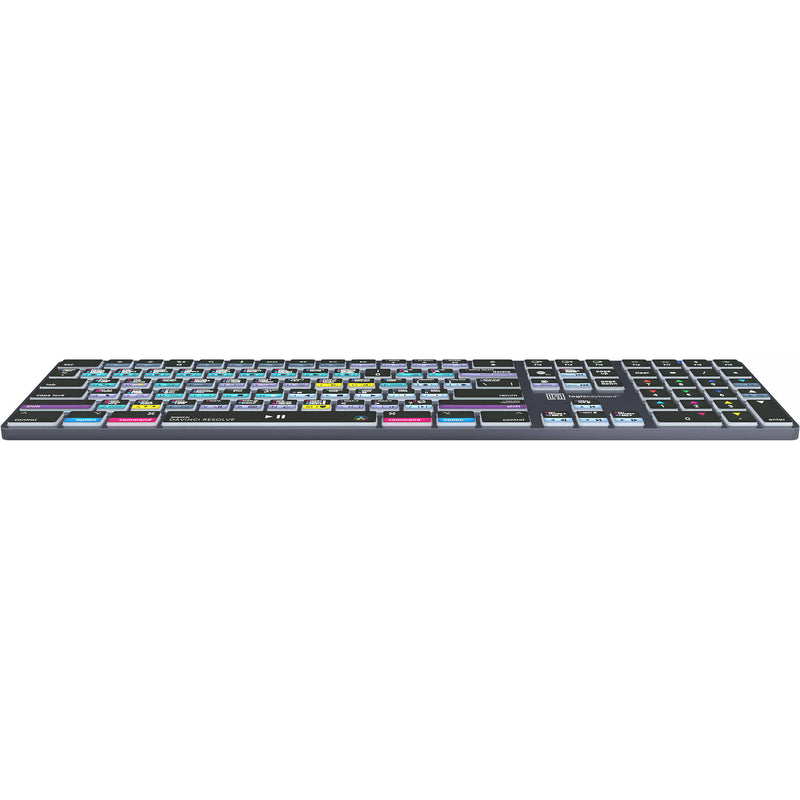 Logickeyboard TITAN DaVinci Resolve Wireless Keyboard for Mac