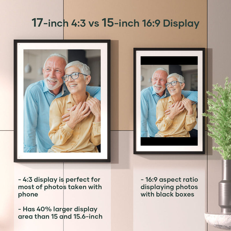 Cozyla 17" Wi-Fi HD Large Digital Frame