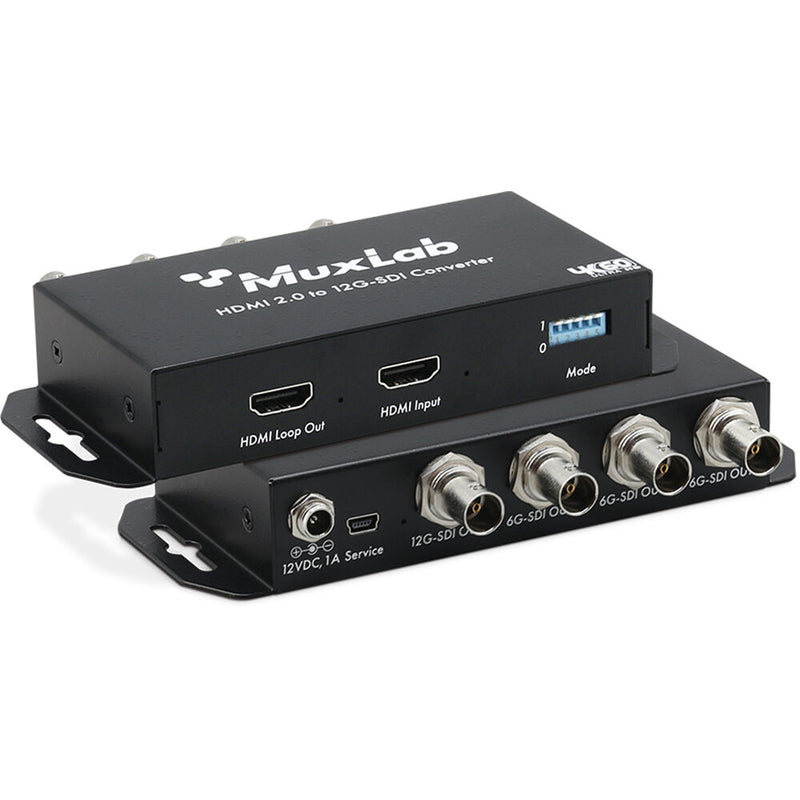 MuxLab HDMI 2.0 to 12G-SDI Converter