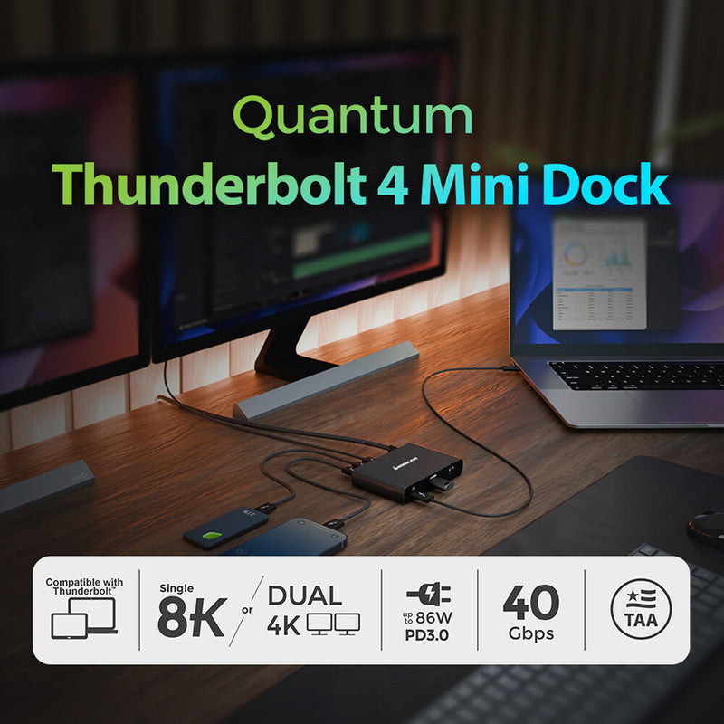 IOGEAR Quantum Thunderbolt 4 Mini Dock