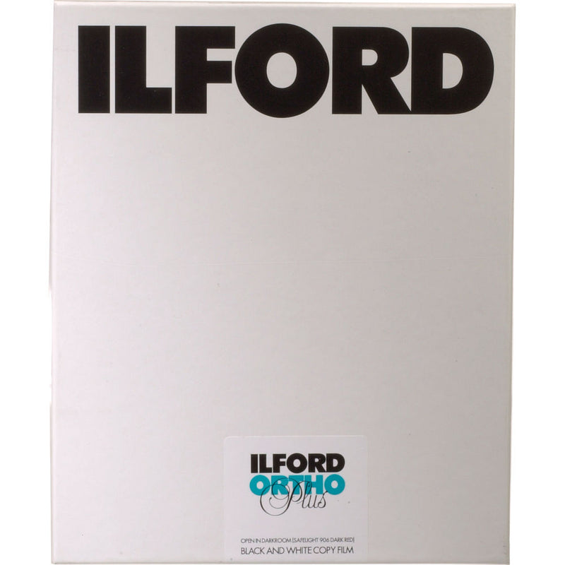 Ilford Ortho Plus Black and White Negative Film (4.7 x 6.5", 25 Sheets)