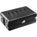 Odyssey Small 3U Rack Case with 4 Microphone Compartments