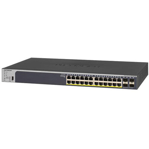 Netgear GS728TXPv3 24-Port Gigabit PoE+ Managed Network Switch