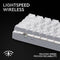 Logitech G PRO X 60 LIGHTSPEED Wireless Gaming Keyboard (White, Tactile Switches)