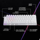 Logitech G PRO X 60 LIGHTSPEED Wireless Gaming Keyboard (White, Linear Switches)