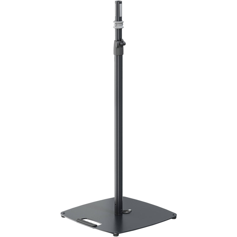 K&M Flat Steel Base Speaker Stand with Easy-Lock