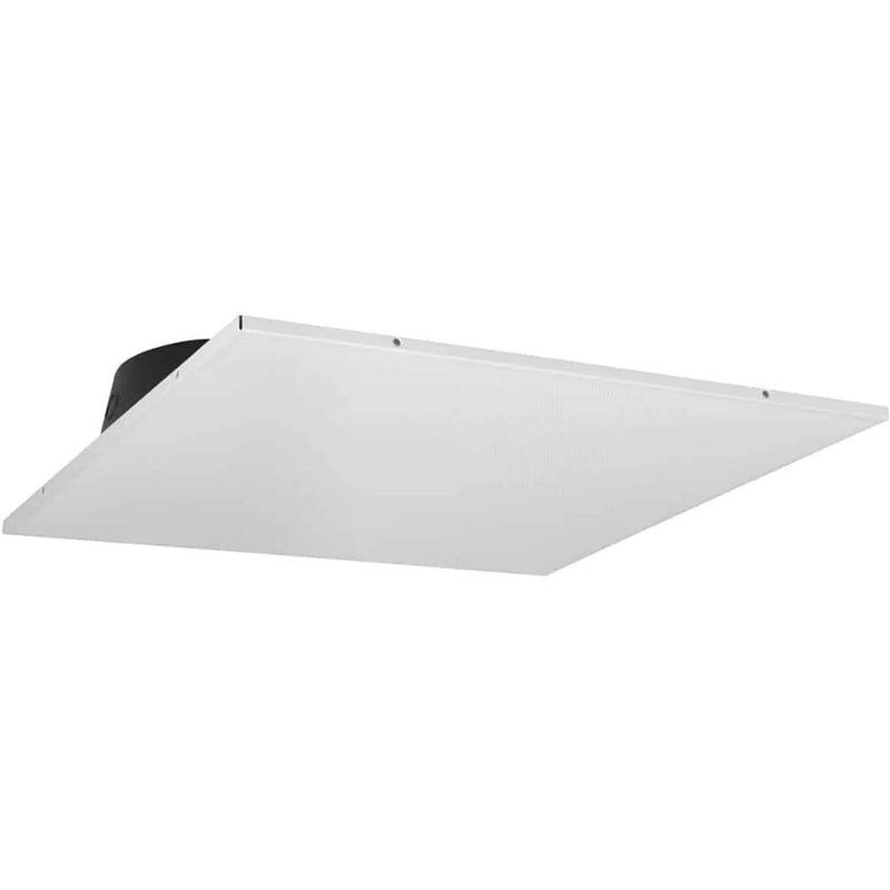 Lowell Manufacturing Dual-Cone Lay-In Tile Ceiling Speaker with Enclosure and 25V Transformer (2 x 2')