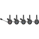 Synco X-Talk X5 Wireless Intercom System with 5 Single-Ear Headsets (2.4 GHz)