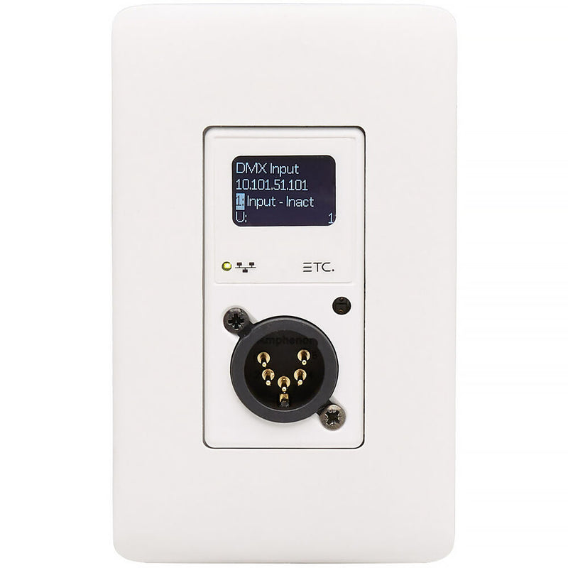 ETC Response Mk2 One-Port DMX/RDM Output Gateway (Wall Mount, White)