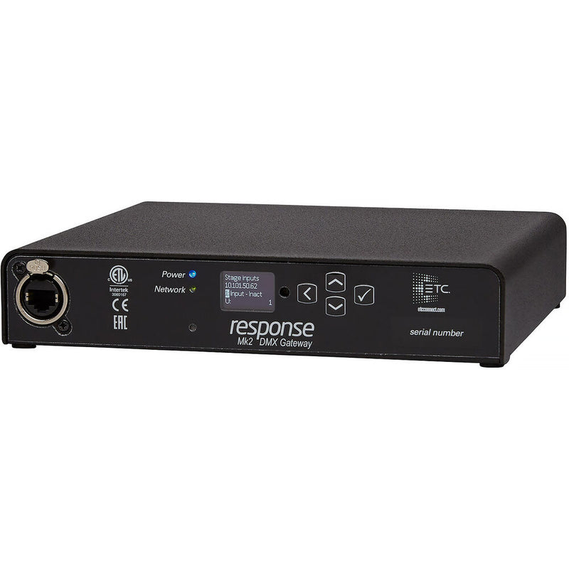 ETC Response Mk2 Four-Port DMX/RDM 1-Input & 3-Output Gateway (Desktop, Black)