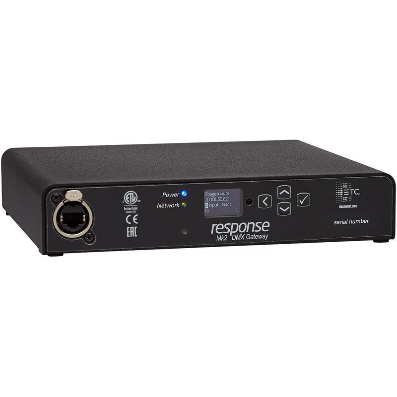 ETC Response Mk2 Four-Port DMX/RDM RJ45 Gateway (Desktop, Black)