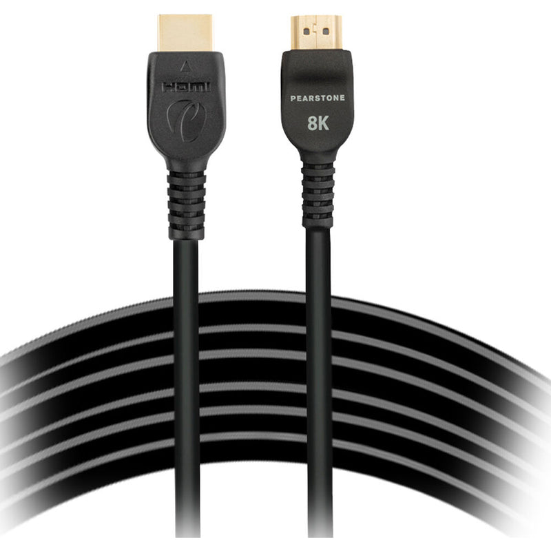 Pearstone HDA-815 8K Ultra-High Speed HDMI Cable (Black, 15')