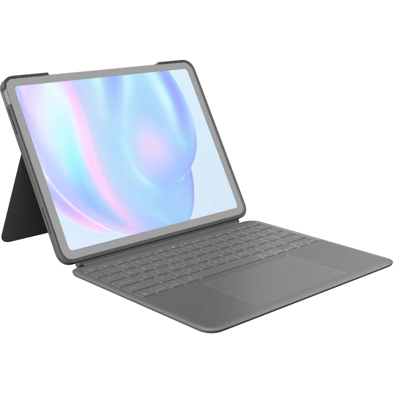 Logitech Combo Touch Backlit Keyboard Case for Apple 13" iPad Air M2 (Oxford Gray)