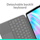 Logitech Combo Touch Backlit Keyboard Case for Apple 11" iPad Air M2 (Oxford Gray)