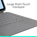 Logitech Combo Touch Backlit Keyboard Case for Apple 11" iPad Air M2 (Oxford Gray)