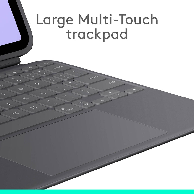 Logitech Combo Touch Backlit Keyboard Case for Apple 11" iPad Pro M4 (Graphite)