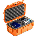 Evergreen Cases Tech Case with PROfoam Insert (Orange, Large)