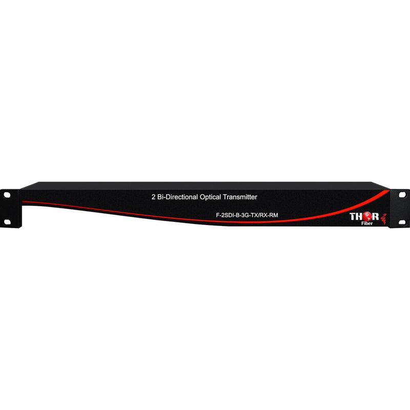 Thor 2-Channel Bi-Directional Uncompressed SD/HD 3G-SDI Over Single Fiber CWDM (Rack-Mountable)