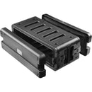 Odyssey Small 3U Rack Case with 4 Microphone Compartments