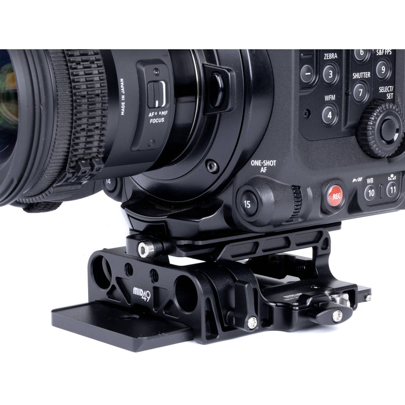 MID49 Baseline 15mm LW Baseplate for Select Canon, Blackmagic Design & Kinefinity Cameras